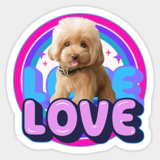 Puppy love Sticker